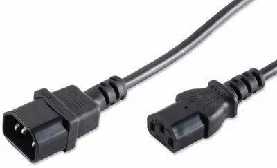 Zdjęcie produktu dla S/CONN maximum connectivity 60009-0.5, 0,5 m, IEC C13, IEC C14