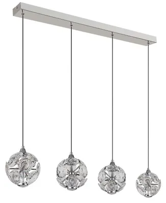 Produktbild von LED Pendelleuchte VIRINA, silber, höhenverstellbar, H 150 cm