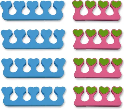 Produktbild von K-Pro Zehenspreizer Finger Zehen Trenner Set 8 Stk Spreizer Nägel Abstandhalter