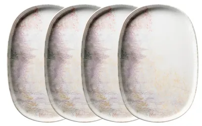 Produktbild von Servierplatten-Set, Steinzeug Servierplatten-Set, Steinzeug Aquarellia Mäser