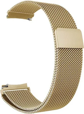 Produktbild von Bstrap Milanese Armband für Samsung Galaxy Watch 4 / 5 / 5 Pro / 6, gold