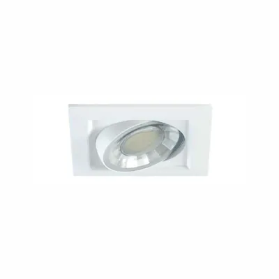Zdjęcie produktu dla 8W IP44 3000K Ściemnialny regulowany kwadratowy reflektor wpuszczany LED