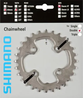 Produktbild von Shimano XT FC-M785 28 Zähne AJ Y1ML28000