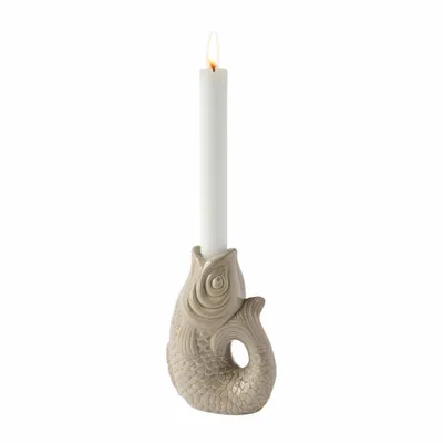 Produktbild von Gift Company Kerzenständer Monsieur Carafon Fisch Sandstone (16,2cm)