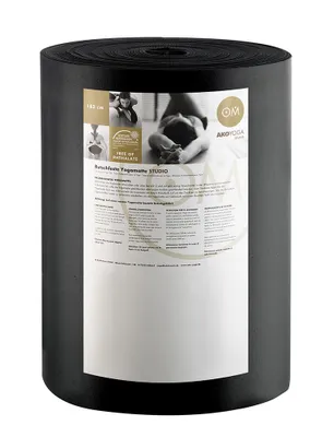 Produktbild von yogabox Rollenware Yogamatte Premium - schwarz 30 m x 60 cm x 3 mm