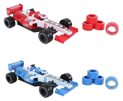 Produktbild von 2-Play Formule Raceauto met Extra Banden Pull Back