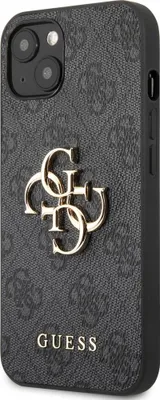 Produktbild von Guess Guhcp13M4Gmggr Iphone 13 / 14 / 15 6.1 Szary/Grau Hardcase 4G Big Metal Logo