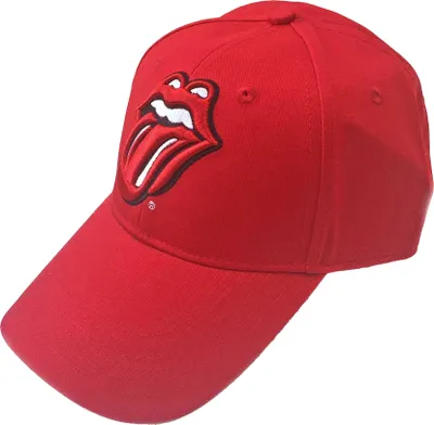 Produktbild von The Rolling Stones - "Classic" Baseball-Mütze für Herren/Damen Uni RO4201 (Einheitsgröße) (Rot)