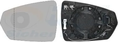 Produktbild von VAN WEZEL Spiegelglas Außenspiegel Links für VW POLO (AW1, BZ1) Asphärisch Beheizbar 5751837