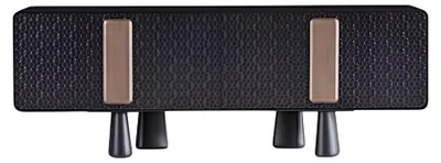 Obrázek produktu pro Schwarze Kommode, Modern, Freistehend, 255x50x81 cm, Dunkles Holz