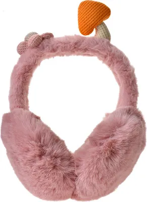 Produktbild von Clayre & Eef Ohrenschützer für Mädchen Rosa Plüsch Pilze