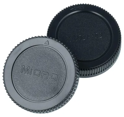 Produktbild von vhbw Objektivdeckel-Set Ersatz für Panasonic DMW-BDC1 für Kamera - Rück- und Gehäusedeckel Schwarz