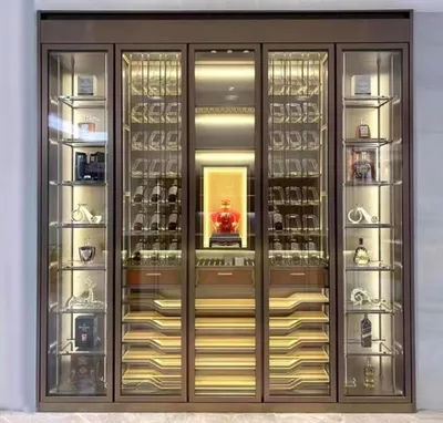 Produktbild von Weinschrank Weinkühlschrank Weinablage Weinmöbel Flaschenregal Weinlagergerät