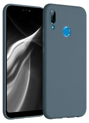 Produktbild von kwmobile Handyhülle für Huawei P20 Lite Hülle - TPU Case - Kabelloses Laden - Schutzhülle Cover in Dunkler Schiefer