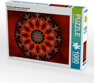 Produktbild von Calvendo Mandala glühende Leidenschaft 1000 Teile Puzzle quer 640x480mm, Bässler Christine; 7350224