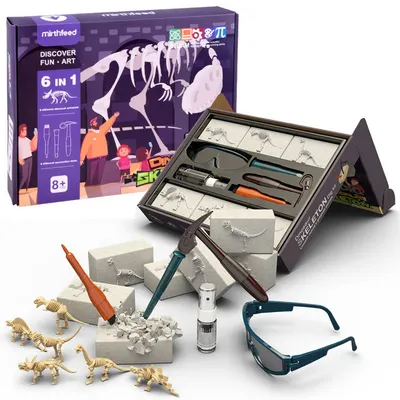 Produktbild von Ausgrabung Dinosaurier Tyrannosaurus Rex 6in1 ZA4393 universal