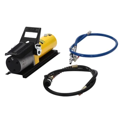 Produktbild von Luft-Hydraulikpumpe, 10000 PSI Ausstoß, Stahlkonstruktion, kompaktes Design, Gelb