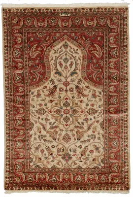 Produktbild von Authentischer handgefertigter Orientteppich aus JIHANGIR 65-Seide