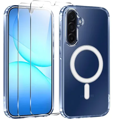 Produktbild von Hülle + 2x Schutzglas für Samsung Galaxy A18 MagSafe Panzerfolie Case Screen 9H