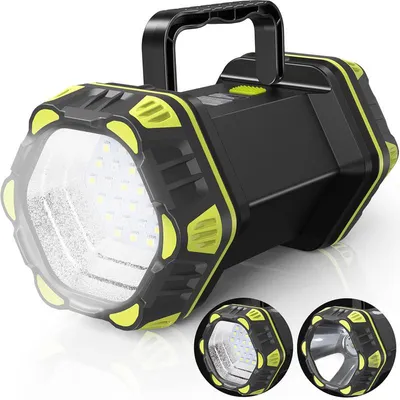 Produktbild von LED Camping Laterne wiederaufladbar, 4800 mAh Akku, Campinglampe mit 8 Lichtmodi für Outdoor und Notfälle