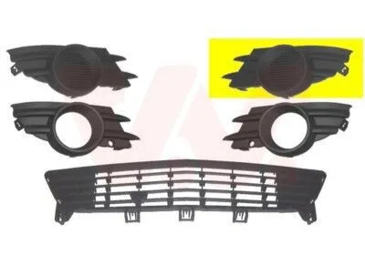 Immagine prodotto di Griglia paraurti anteriore sinistra di VAN Wezel (3782591) Griglia corpo griglia, paraurti, griglia, griglia paraurti
