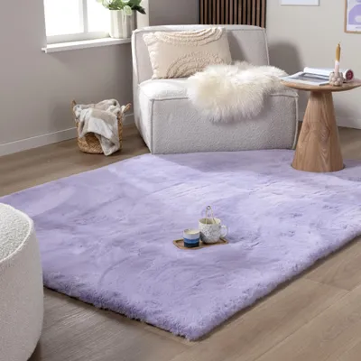 Image de Volero - Tapis doux à poils longs - Comfy Supreme Lilas - 230x330 cm
