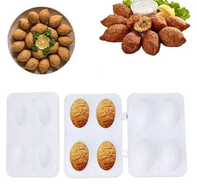 Zdjęcie produktu dla Kibbeh Maker z 4 przegródkami, ułatwiający przygotowanie potrawy