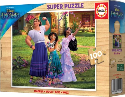 Produktbild von Educa Borras Disney Holzpuzzle Encanto 100 Stücke Grün Grün One Size