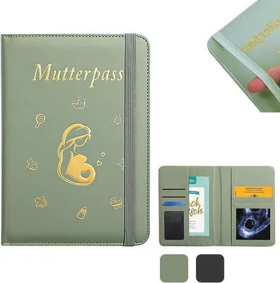 Produktbild von Famanu Schutzhülle für Mutterpass - Kunstleder - Schwarz