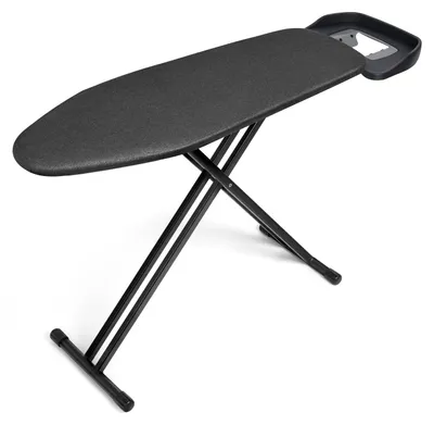Produktbild von Extra breites Bügelbrett, 117 x 41 cm - Ausziehbare Ablagefläche für das Bügeleisen - Maschinenwaschbare Bezüge