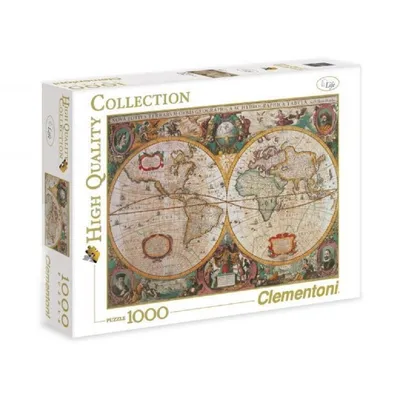 Produktbild von Clementoni - High Quality Collection Puzzle - Alte Karte (1000 Teile)