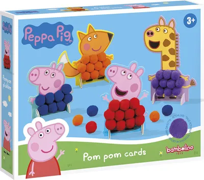 Produktbild von Bambolino Peppa Pig Pompom Plakken