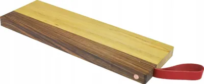 Obrázok produktu pre Kuchynská doska z agátového a orechového dreva 35x12 cm - Krájacia doska RED Servírovacia doska
