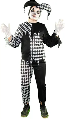 Produktbild von Horror Clown Kostüm Jungen, Größe:134/140