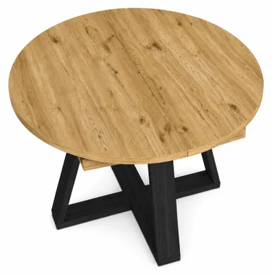 Image de Table Extensible, 103x103x73cmcm, Pour 6 personnes, De Salle à Manger, Chêne