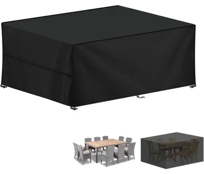 Obrázok produktu pre Ochranný obal na záhradný nábytok, 220x140x74 cm, vodotesný, vyrobený z tkaniny Oxford 420D, vhodný na použitie v zime