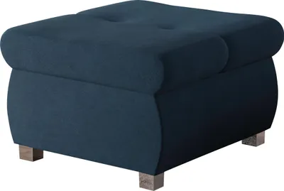Produktbild von MIRJAN24 Polsterhocker Orkan Klein, Moderne Sitzhocker vom Hersteller, Holzkonstruktion, 60x60x39 cm (Farbe: Uttario Velvet 2967)