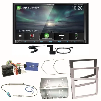 Produktbild von Kenwood DNX-7190DABS Carplay CD Einbauset für Opel Vectra C Meriva Vivaro Combo