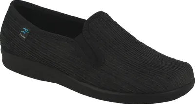 Produktbild von Fly Flot Herren Hausschuhe geschlossen Cord Slipper, Größe:42 EU, Farbe:Grau