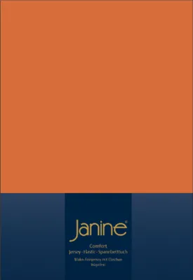 Produktbild von Janine ELASTIC Spannbetttuch 5002 .  150 X 200 rost-orange