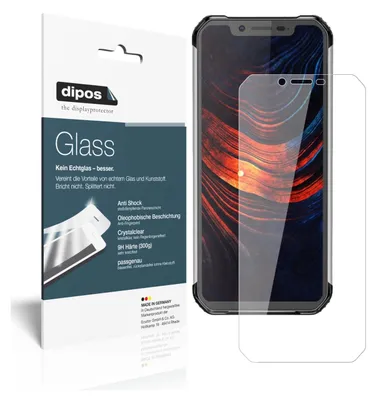 Zdjęcie produktu dla 2x Folia ochronna dla Blackview BV9600 Plus - Folia antywstrząsowa 9H z plastikowego szkła dipos Glass