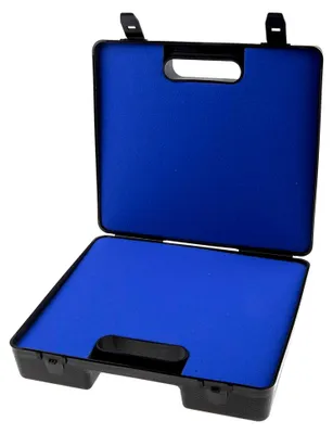 Produktbild von Transportkoffer aus Polypropylen in Schwarz, Außenmaße 280 x 310 x 100 mm