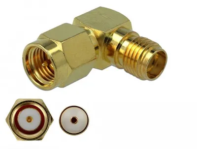 Image de DeLOCK - Antennenadapter - SMA (R) gewinkelt bis SMA (S) gerade (89994)
