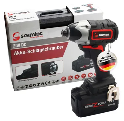 Produktbild von SCHMIDT security tools Akku-Schlagschrauber ID-180 LED Drehschlagschrauber 300Nm