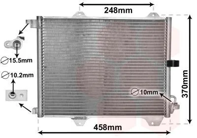 Immagine prodotto di VAN WEZEL 52005088 Condensatore climatizzatore Condensatore climatizzatore per SUZUKI IGNIS II