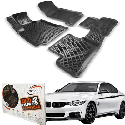 Produktbild von BMW 4er F32 Coupé & F33 Cabriolet & F36 Gran Coupé Autofußmatten Auto Gummimatten