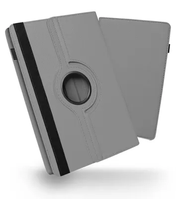 Produktbild von Schutzhülle 360 Drehbar Tablet Hülle 10 10,1 10,2 10,3 10,4 10,5 11 Zoll TascheFarben:Grau
