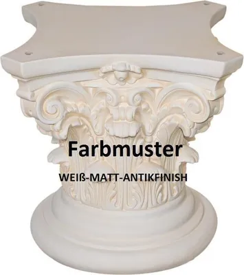Produktbild von TV Rack Regal Fernsehregal Kassentisch Fernsehtisch Sideboard Verkauftresen weiss-matt-antikfinish