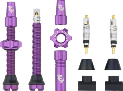Obrázek produktu pro Bezdušové ventily s dříkem, Presta - fialové - 44 mm