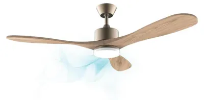 Image de Ventilateur de plafond Energysilence Aero Golden Pro 35W en bois 5290